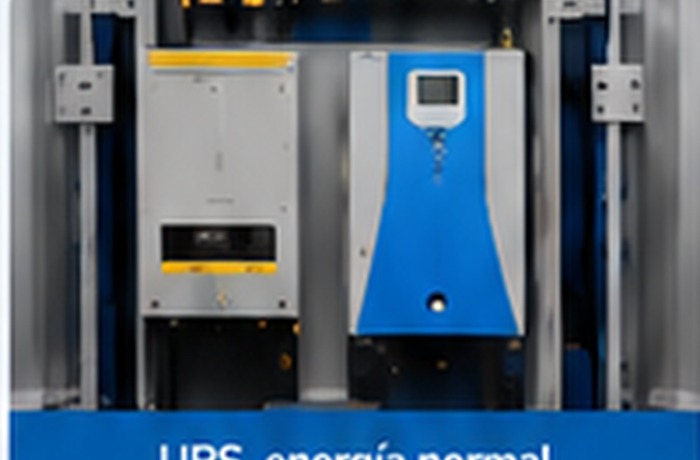 UPS, energía normal y regulada